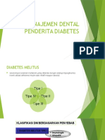 Manajemen Dental Penderita Diabetes
