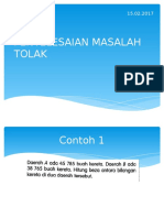 PENYELESAIAN MASALAH TOLAK th4