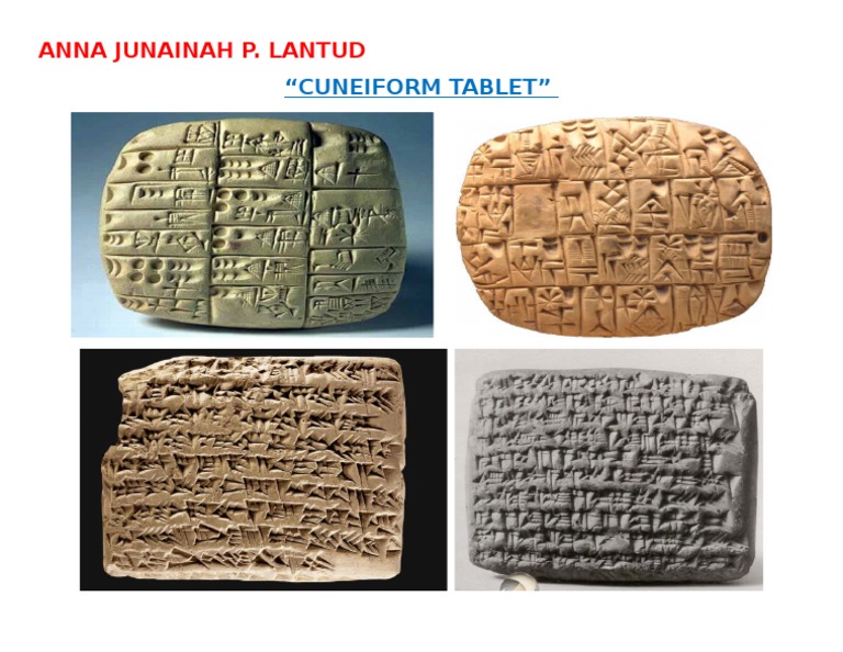 Cuneiform Tablet by Anna Junainah P. Lantud | PDF
