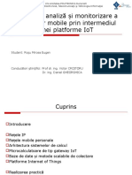 Sistem de Analiză Și Monitorizare A Resurselor Mobile Prin Intermediul Unei Platforme IoT