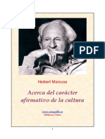 Acerca Del Caracter Afirmativo de La Cultura PDF