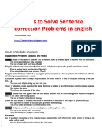 80 Rules To Solve Sentence Correction PDF