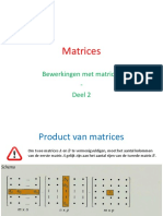 HFST 3 - Bewerkingen Met Matrices - Deel 2