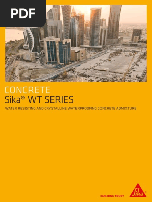 Sika Wt Series Concrete Civil Engineering