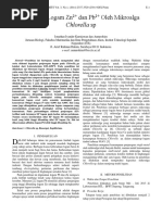 Download Biosorpsi Logam Zn2 dan Pb2 Oleh Mikroalga by Yusuf Efendi SN345275952 doc pdf