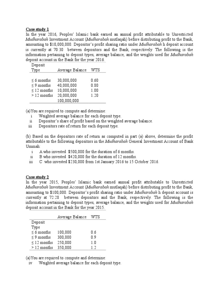 Average Bank Balance Calculation Guide | PDF | Deposit Account | Profit ...