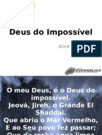 Letra - Deus Do Impossível