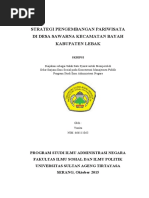 Download 28129STRATEGI PENGEMBANGAN PARIWISATA DI DESA SAWARNA KECAMATAN BAYAH KABUPATEN LEBAK YUNITA 6661110637 - Copypdf by Selvia Ramadhani SN345282602 doc pdf