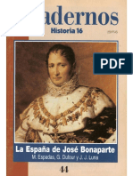 Cuadernos Historia 16, Nº 044 - La España de José Bonaparte