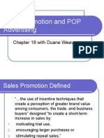 MBA-532-Sales Promotion and POP Advertising - Chp 18