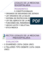 Aspectos Legales de La Medicina Prehospitalaria i Clase