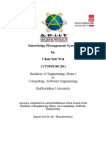Knowledge Management System by Chan Yew Wai (TP3F0510CSE)