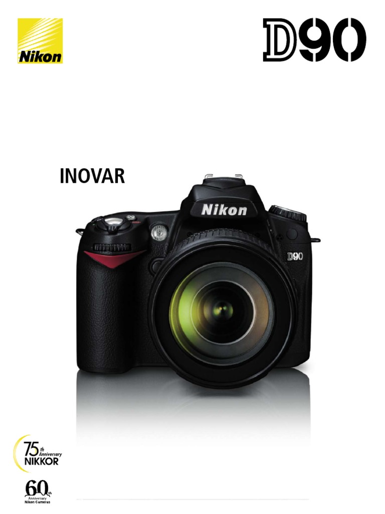 Manual Câmera Nikon D90 - Catalogo (Português) | PDF | Abertura | Flash ...
