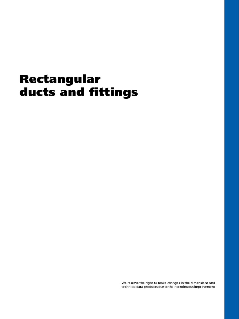 Square Duct & Fitting | PDF | Duct (Flow) | Sheet Metal