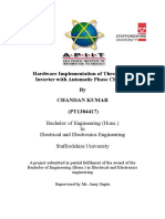 Hardware Implementation of Three Phase Inverter With Automatic Phase Changer by Chandan Kumar (PT1384417)