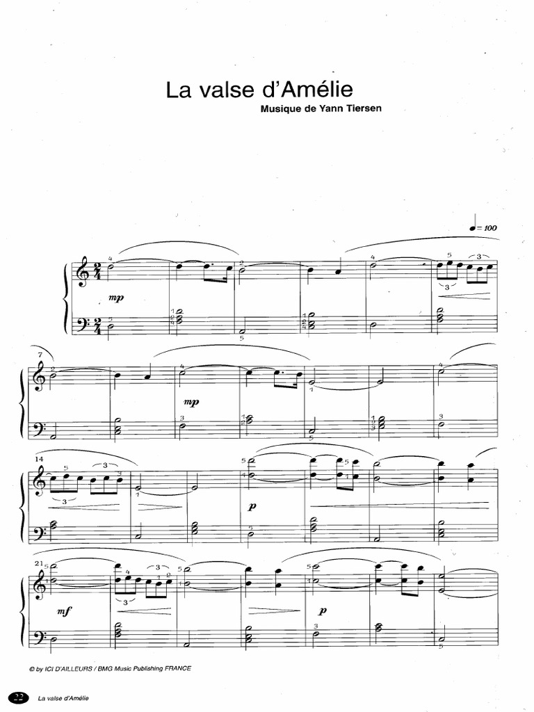 La Valse D Amélie Orchestra Version