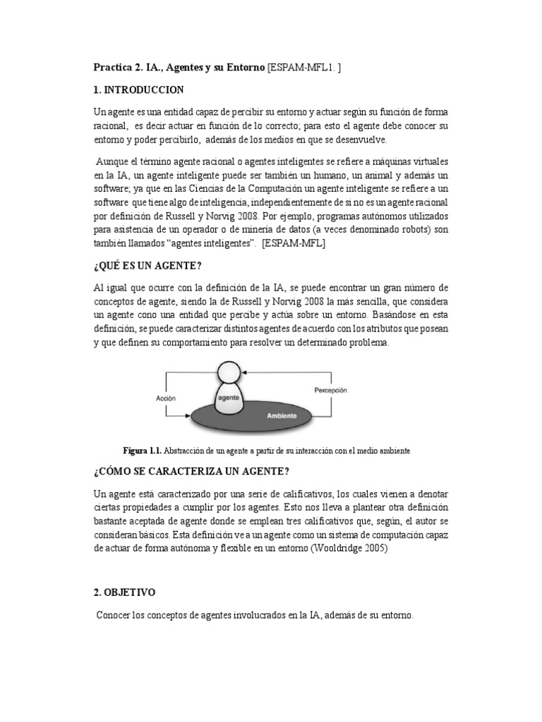 Agentes Inteligentes en IA y Entornos | PDF | Inteligencia artificial ...