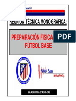 Planificación en El Fútbol Base