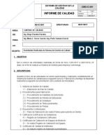 CMG-IC-001 Informe de Calidad