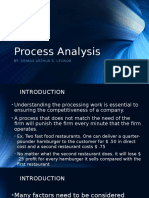 Process Analysis: By: Dennis Arthur S. Leonor