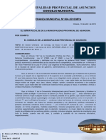 Ordenanza Municipal N°  002-PROPAGANDA ELECTORAL
