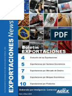 Boletin de Exportaciones Julio 2016 PDF