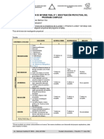 Ficha de Evaluación de Informe Final #1: Investigación Proyectual Del Programa Complejo