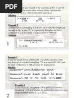 Centimetre.: Tonnes Per Centimetre Immersion (TPC) | PDF | Density | Ships