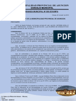 Ordenanza Municipal N°  005-PROCESO DE ADECUACION DE CP