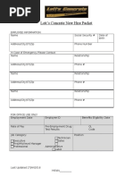 Lott's Concrete New Hire Packet