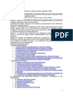 Síntesis de La Legislación Laboral Perú