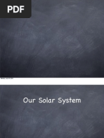 Mind Mapping Science Year 4 Solar System Planets