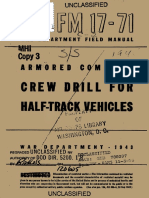 (1943) FM 17-71 Crew Drill for Half-Track Vehicles