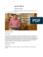 Recomendacion de Libros - DR. CESAR LOZANO.pdf