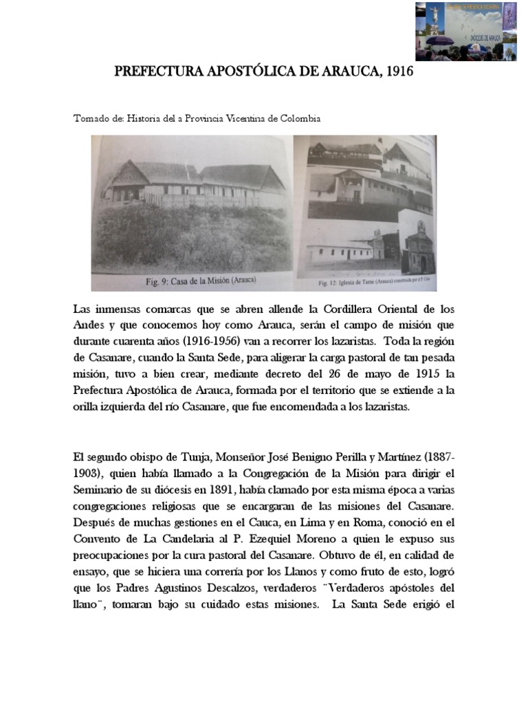 Prefectura Apostólica de Arauca PDF