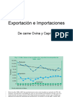 Exportacion e Importaciones de Carne Ovina