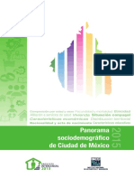 Panorama Sociodemografico Ciudad de México