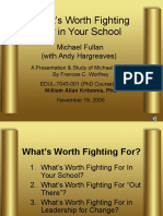 What's Worth Fighting For in Your School: Michael Fullan (With Andy Hargreaves)