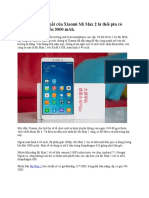 Xiaomi Mi Max 2 Sẽ Có Màn Hình Lớn Tới 6.44 Inch, Pin 5000 MAh