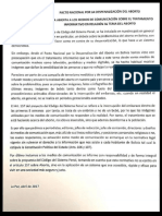 Carta Abierta a Periodistas