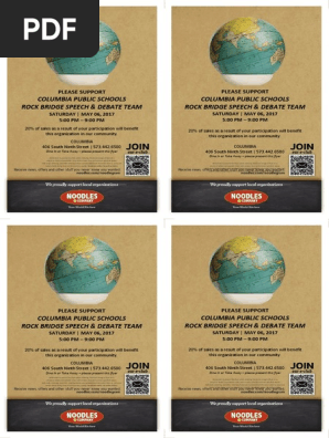noodles flyer