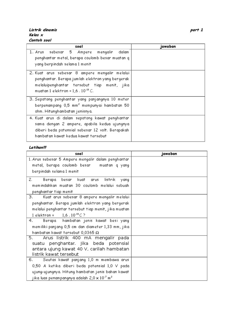 Listrik Dinamis Part 1
