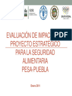 Evaluación del impacto del PESA en Puebla