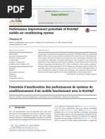 Performance Improvement Potentials of R1234yf Mobile