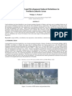 Estimating Land Subsidence in Northern Jakarta