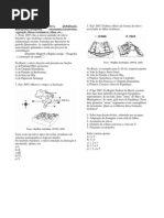 Lista de Exercícios de Geografia