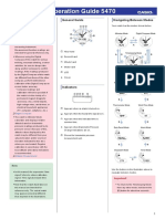 Casio Protrek 5470 Operation Manual PDF