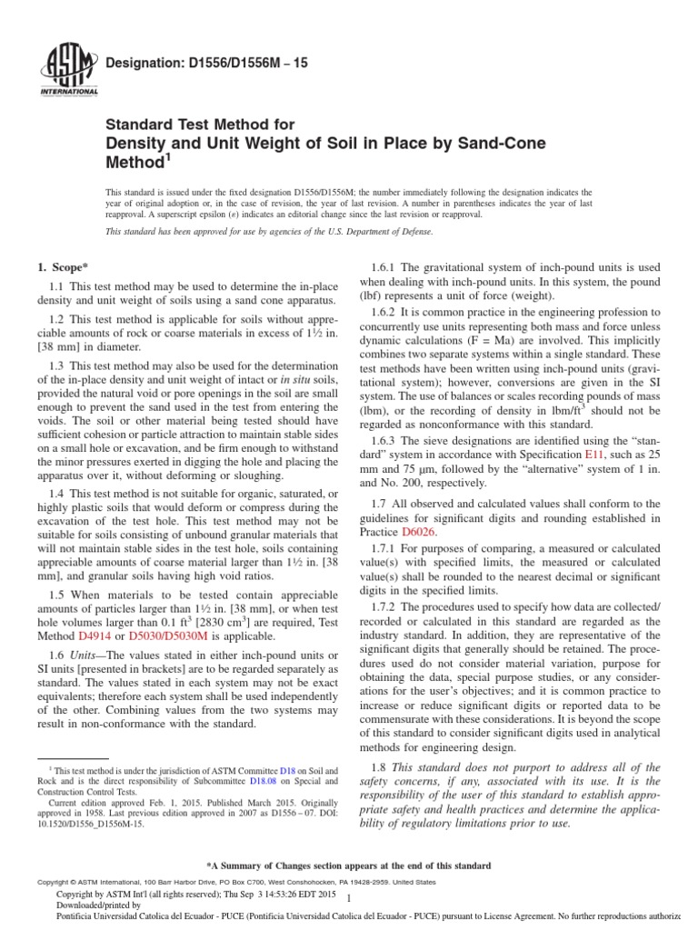 D1556.pdf Density Soil