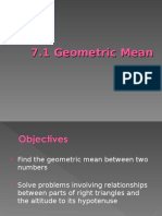 7.1 Geometric Mean