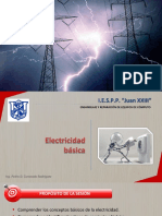 Conceptos básicos de electricidad, corrientes y semiconductores